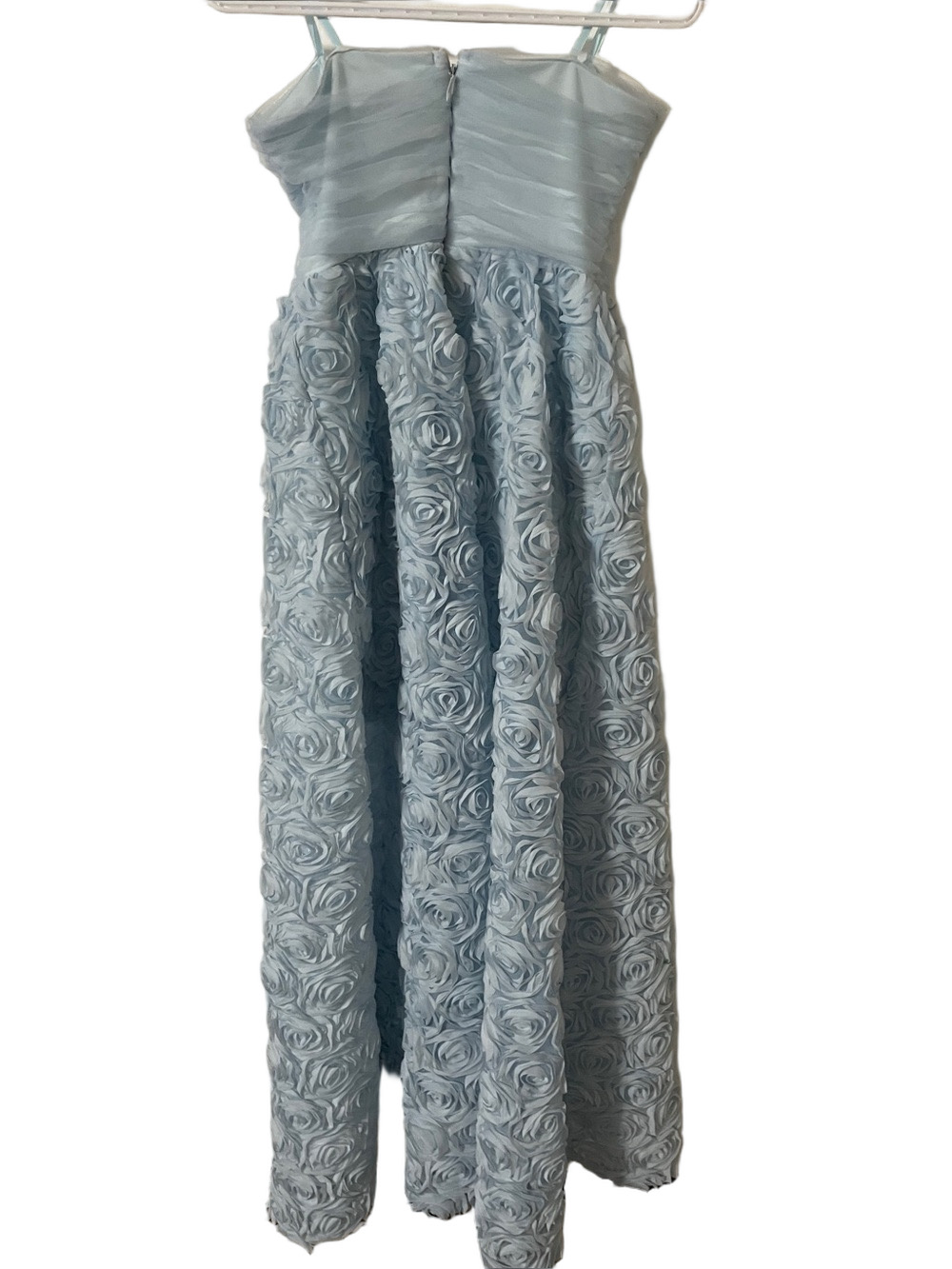 Nwt’s Le Chateau Strapless Light Blue Gown Size Medium - Picture 8 of 10